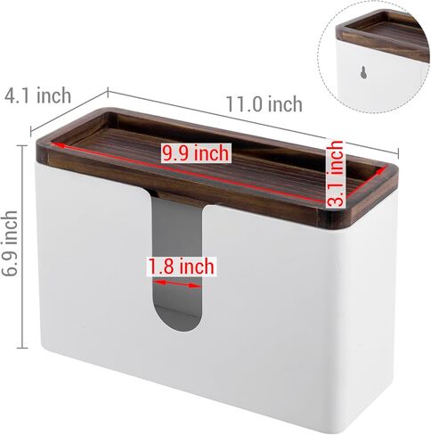 MyGift Deluxe Modern Brass Tone Metal Folded Commercial Paper Towel Holder with Burnt Solid Wood Tray Lid, Wall Mounted Trifold Multifold Z Fold Disposable Napkin Dispenser in Saudi Arabia
