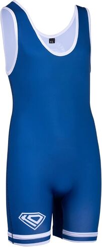 Unisex Wrestling Singlet (USA Blue, Adult Large) in Saudi Arabia