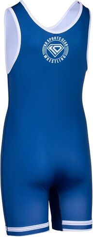 Unisex Wrestling Singlet (USA Blue, Adult Large) in Saudi Arabia