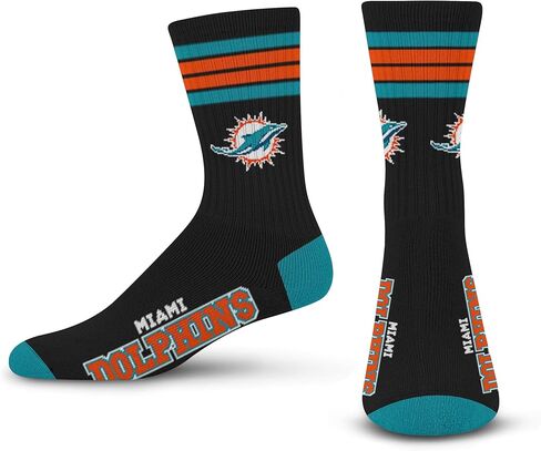 FBF - NFL Black Deuce Team Logo Youth Size Kids Crew Socks Approx. 4-8 years old in Saudi Arabia