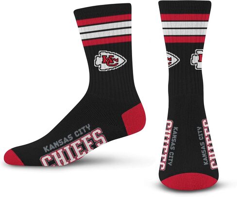 FBF - NFL Black Deuce Team Logo Youth Size Kids Crew Socks Approx. 4-8 years old in Saudi Arabia