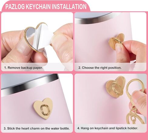 إكسسوارات سحر الحروف لكأس ستانلي مع خطافات صغيرة وحامل أحمر الشفاه وسلسلة مفاتيح على شكل فراشة لطيفة للاسم الأول متوافقة مع كأس ستانلي 40oz للنساء والفتيات، مقاس صغير in Kuwait