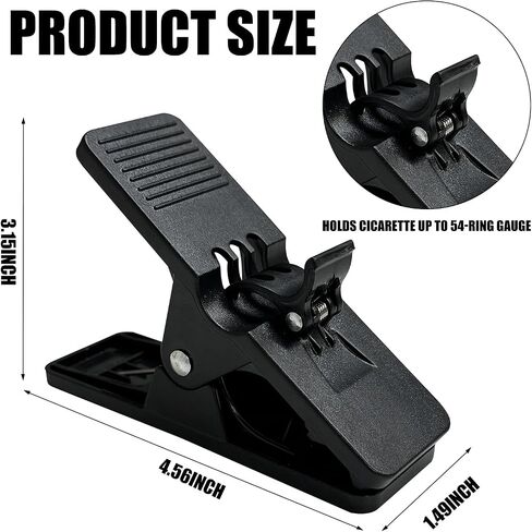 Cigar Holder for Golf Cart, Cigar Clip Holder for Golf Cart, Black. in Saudi Arabia