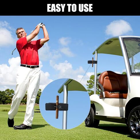 Cigar Holder for Golf Cart, Cigar Clip Holder for Golf Cart, Black. in Saudi Arabia