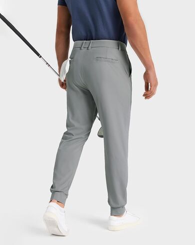 Men's Golf Joggers Pants with 6 Pockets Stretch Slim Fit Work Dress Athletic Jogger Sweatpants for Running Gym in Kuwait