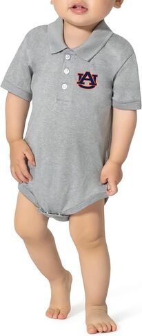 Little King NCAA Short Sleeve Poly-Tech Infant Polo Romper-Oxford-Infant Sizes 6M 12M 18M 2T in Kuwait