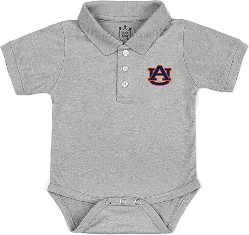 Little King NCAA Short Sleeve Poly-Tech Infant Polo Romper-Oxford-Infant Sizes 6M 12M 18M 2T in Kuwait