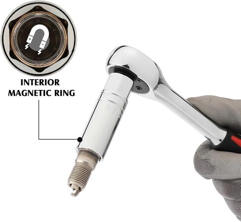 مجموعة مقبس قابس محرك MIXPOWER 3/8 بوصة، SAE & Metric، لمسة نهائية من الفولاذ CR-V، 6 نقاط، 5/8 بوصة، 3/4 بوصة، 13/16 بوصة، 14 مم، 18 مم، 5 -مجموعة قطعة in Saudi Arabia