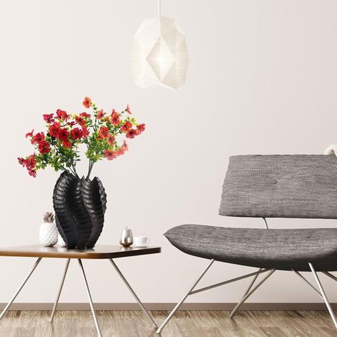 BUICCE Ceramic Coastal Vase for Flowers, Large Off White Decorative Piece, Modern Styling for Home or Office in Saudi Arabia