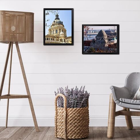 PHAREGE 4 عبوات إطار صورة مجمعة 4 × 6 5 فتحات، 11 × 14 إطار ملصق أبيض مجموعة من 4، عرض صور زفاف عائلية أفقيًا أو رأسيًا على الحائط in Kuwait