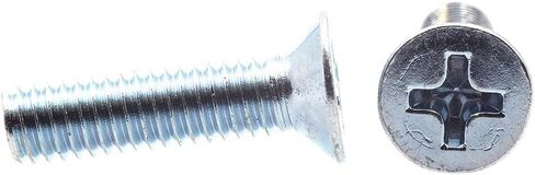 براغي آلة Prime-Line 9121160، متري، رأس مسطح، محرك فيليبس، M4-0.7 X 16 مم، زنك (25 حزمة) in Saudi Arabia