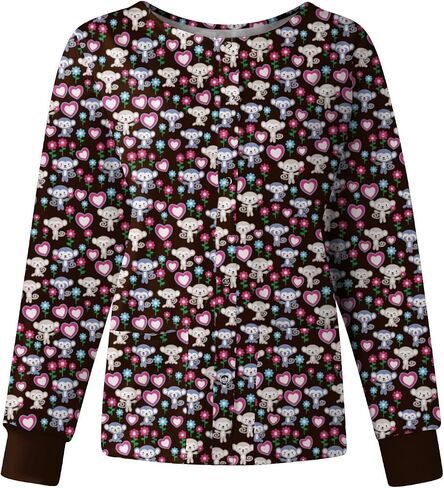 Bath Scrubs Scrub Jacket for Women for Nurses Nurse Jacket Black Scrubs Sets for Women Cute Jackets Lovely Tops Womens Jogger Scrubs Women's Scrubs Set Teacher Shirts Women Elementary in Saudi Arabia