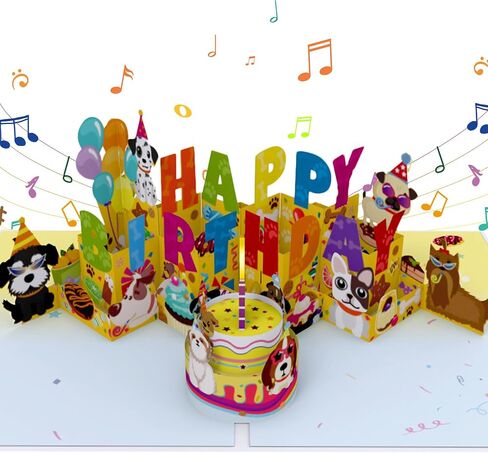 Birthday Cards, Musical Birthday Cards with Lights, 3D Pop Up Birthday Cards for Girls, Daughters, Granddaughters, Nieces - Fairy Birthday Cards with Blowable Candles for 2/3/4/5/6/7/8 Year Old Girls in Saudi Arabia