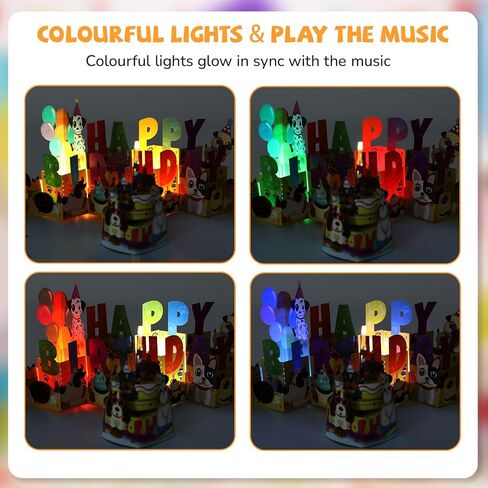 Birthday Cards, Musical Birthday Cards with Lights, 3D Pop Up Birthday Cards for Girls, Daughters, Granddaughters, Nieces - Fairy Birthday Cards with Blowable Candles for 2/3/4/5/6/7/8 Year Old Girls in Saudi Arabia
