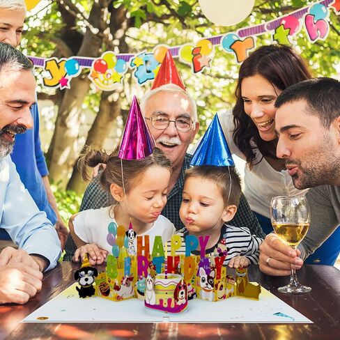 Birthday Cards, Musical Birthday Cards with Lights, 3D Pop Up Birthday Cards for Girls, Daughters, Granddaughters, Nieces - Fairy Birthday Cards with Blowable Candles for 2/3/4/5/6/7/8 Year Old Girls in Saudi Arabia