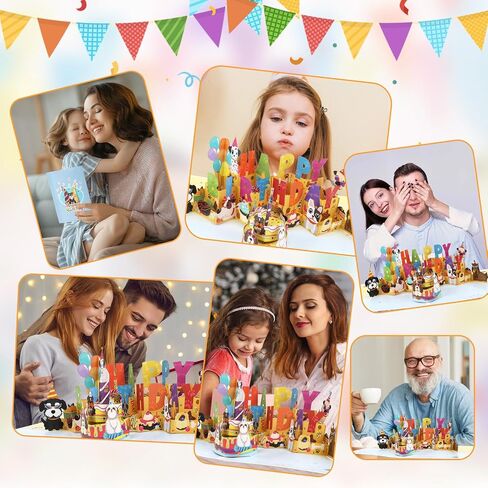 Birthday Cards, Musical Birthday Cards with Lights, 3D Pop Up Birthday Cards for Girls, Daughters, Granddaughters, Nieces - Fairy Birthday Cards with Blowable Candles for 2/3/4/5/6/7/8 Year Old Girls in Saudi Arabia