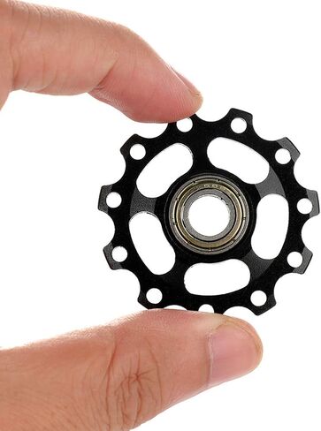 2PCS 11T Mountain Bike Rear Derailleur, Aluminium Alloy ightweight , Anti - Rust,Ball Bearings Derailleur Pulley Cycling Accessories Bike Rollers Derailleur Extender Bike in Saudi Arabia