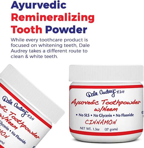 Ayurvedic Remineralizing Toothpowder for Sensitive Teeth | Refreshing Cool Mint Flavor Teeth Whitening and Fresh Breath | Natural Tooth Powder for Gums and Bad Breath (1.3 Oz) in Saudi Arabia