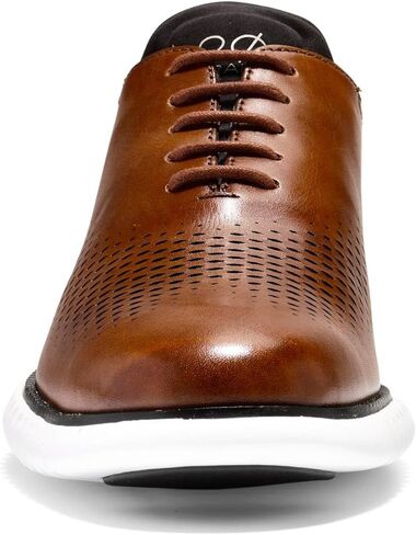 Cole Haan Men's 2.Zerogrand Laser Wingtip Oxford, Black Leather/Black, 12 Wide in Kuwait