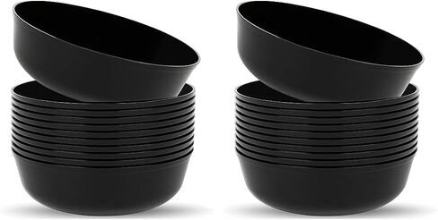 Blue Sky Edge Clear Bowls - 16 oz (10 Count) Disposable Round Plastic Bowls for Parties, Events & Special Occasions in Saudi Arabia