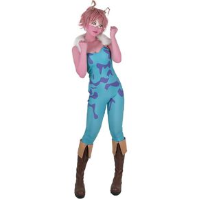 miccostumes Women's Anime Hero Cosplay Costume with Horn Hair Clips