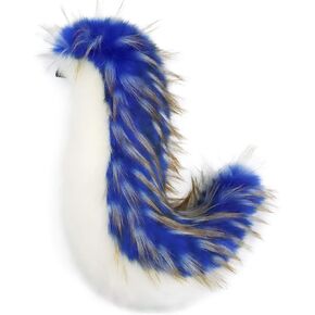 Furryvalley Fursuit Tail Fur Partial Furry Tail for Cosplay Party Costume for Kids Adults (Blue)