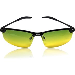 UV400 HD TAC Polarized Trendy Sunglasses for Men - Superior Anti Glare Quality Stylish Driving Glasses - 100% UVA and UVB Protection for Camping Fishing SHTF Daysight Hunting or Sporty Night Vision
