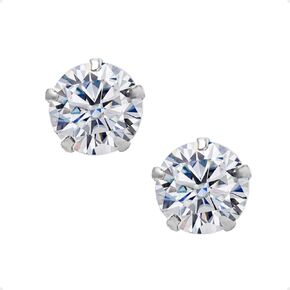 Moissanite Stud Earrings, D Color Brilliant round Cut Lab Created Diamond Earrings 14K Gold for Women Men