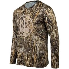 Beretta Men's Max-7 Trident Long Sleeve Shirt for Hunting, Competition Shooting & Active Lifestyle