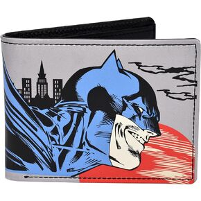 Concept One DC Comics Batman Bifold Wallet in a Decorative Tin Case, Multi