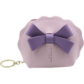 Cute Elephant Coin Purse for Women Girls Zipper Change Bag Animal Wallet Purse Small Coin Purse with Keychain