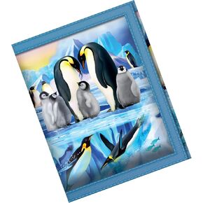 3D LiveLife Wallets - Penguin Plunge from Deluxebase. Lenticular 3D Ocean Wallet. Cash, coin and card holder with artwork licensed from renowned artist Michael Searle