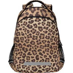 Cow Print Backpacks Laptop School Book Bag Lightweight Daypack for Men Women Teens Kids