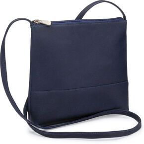 حقيبة كروس جلدية من Le Donne للحمل على طول الجسم، جلد فاكويتا الكولومبي الفاخر، 9.5 بوصة × 8.5 بوصة × 2 بوصة in Kuwait