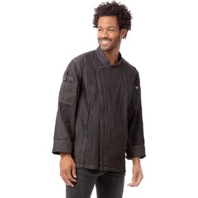 Chef Works Men's Gramercy Denim Chef Coat in Kuwait