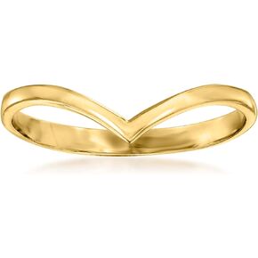 RS Pure by Ross-Simons 14kt Yellow Gold Chevron Ring