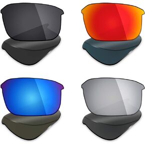 Mryok 4 Pair Polarized Replacement Lenses for Bose Tempo Sunglass - Stealth Black/Fire Red/Ice Blue/Silver Titanium