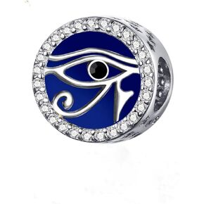 Evil Eye Charms Third Blue Eyes Amulet Bead fit Pandora Bracelets for Women Men Girls