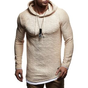Leif Nelson LN8120 Men's Oversized Hoodie Sweatshirt