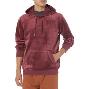 GUESS Men's Bonded Velvet Hoodie