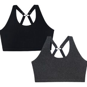Women's Plus Size Cotton Comfort 2-Pack Bralette