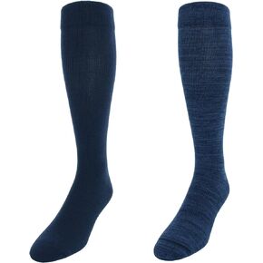 Dr. Scholl's Mens American Lifestyle Over the Calf Compression Socks 2 Pair