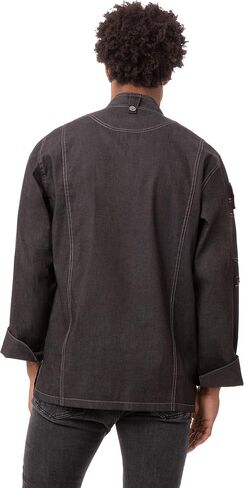 Chef Works Men's Gramercy Denim Chef Coat in Saudi Arabia