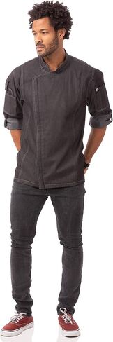 Chef Works Men's Gramercy Denim Chef Coat in Saudi Arabia