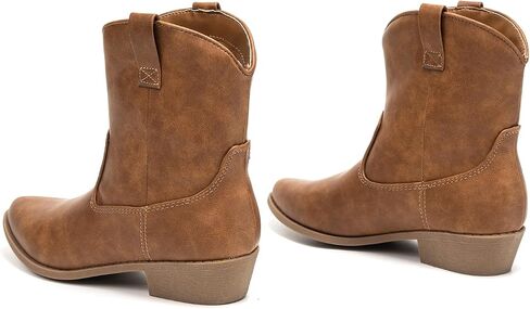 Colgo Women's Ankle Boots - Stylish Cowgirl Boots for Women, Western & Cowboy Boots, Comfortable Fashion Short Boots & Short Booties for Women in Saudi Arabia