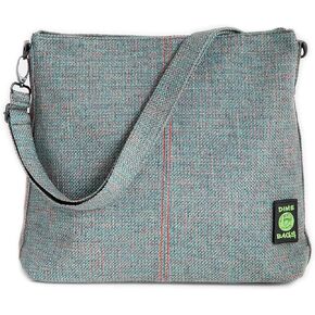DIME BAGS Urban Tote | Hemp Unisex Purse | Spacious Storage and Adjustable, Removable Shoulder Strap
