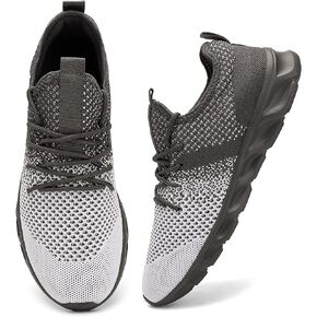 WYGRQBN Mens Tennis Gym Shoes Running Lightweight Breathable Shoes Casual Sneakers