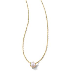 Kendra Scott Ashton Pendant Necklace in White Pearl, Fashion Jewelry for Women
