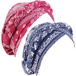 Womens African Style Braided Dreadlock Hat Bandanas Headwear Cap Turban Chemo Cap