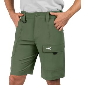 KastKing Rekon Men's Fishing Cargo Shorts, Quick Dry Casual Hiking Shorts for Men, Travel Golf Camping Tactical